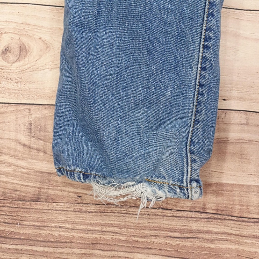 Levis 501 Jeans Mens 38x29 (40x30) Blue Regular Straight Denim Button Fly - Picture 10 of 15